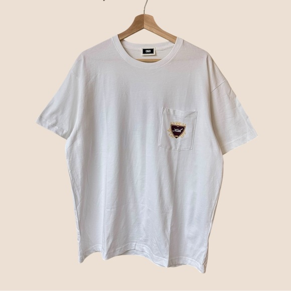 Kith Other - KITH Beverly Hills Logo Crest Pocket Tee - L White